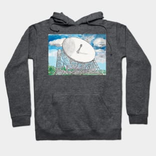 Lovell Telescope at Jodrell Bank Hoodie